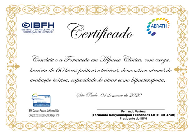 IBFH Instituto Brasileiro de Formação em Hipnose