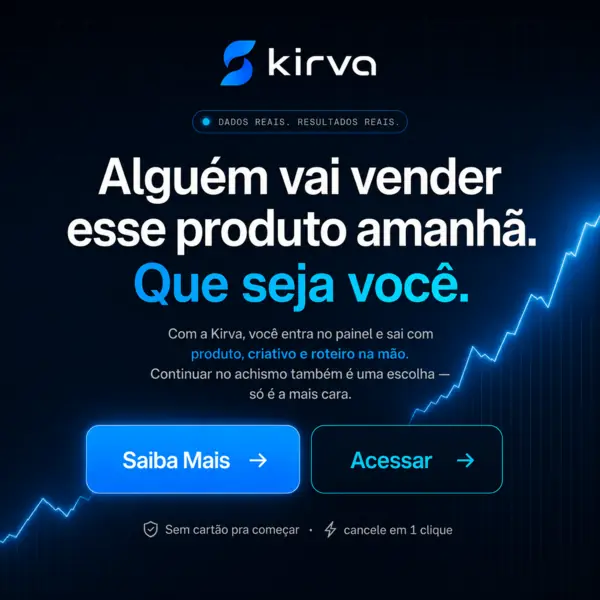 Convite para conhecer a plataforma Kirva e analisar oportunidades